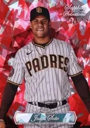 2023 Topps Chrome Update Sapphire Edition - Sapphire Selections Red #SS-14 - Juan Soto - San Diego Padres