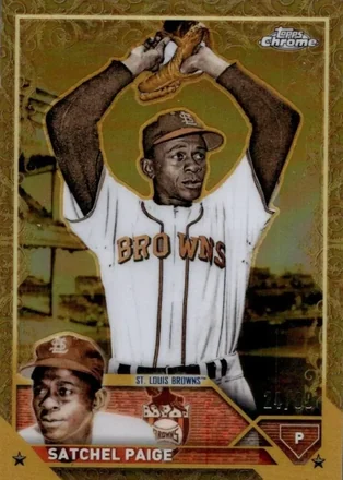 2023 Topps Gilded Collection #111 - Satchel Paige - St. Louis Browns