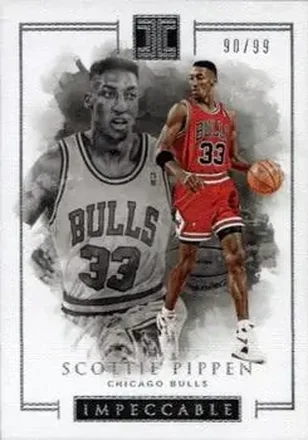 2016-17 Panini Impeccable #92 - Scottie Pippen - Chicago Bulls