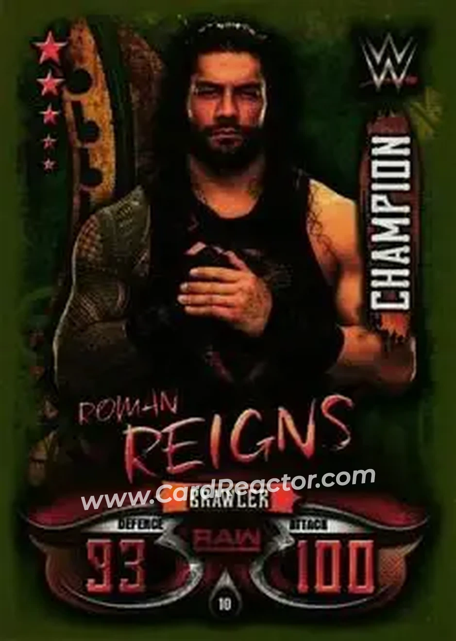 2018 Topps India Slam Attax WWE Live #10 - Roman Reigns