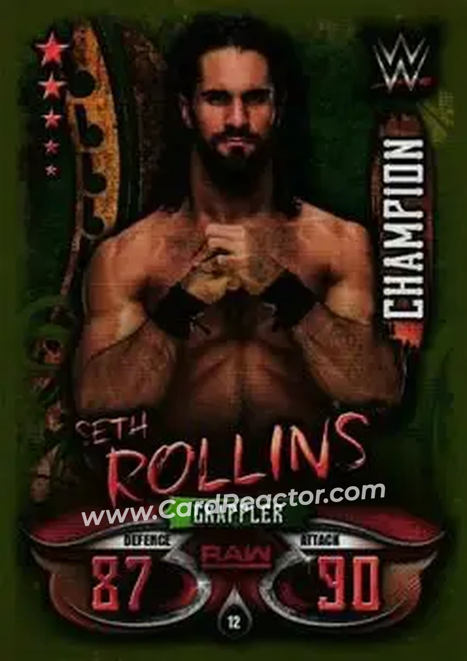 2018 Topps India Slam Attax WWE Live #12 - Seth "Freakin" Rollins