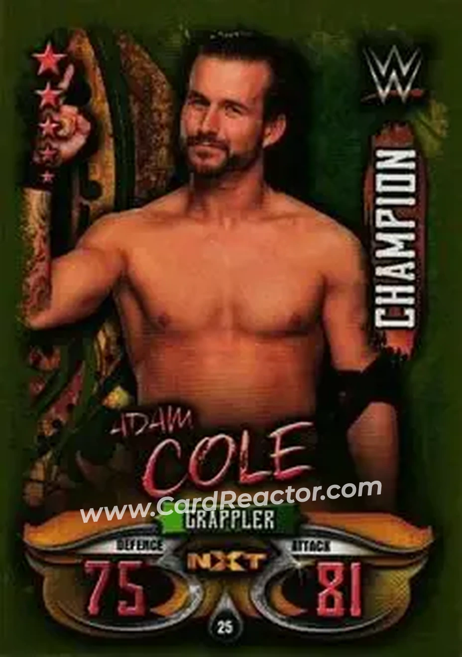 2018 Topps India Slam Attax WWE Live #25 - Adam Cole