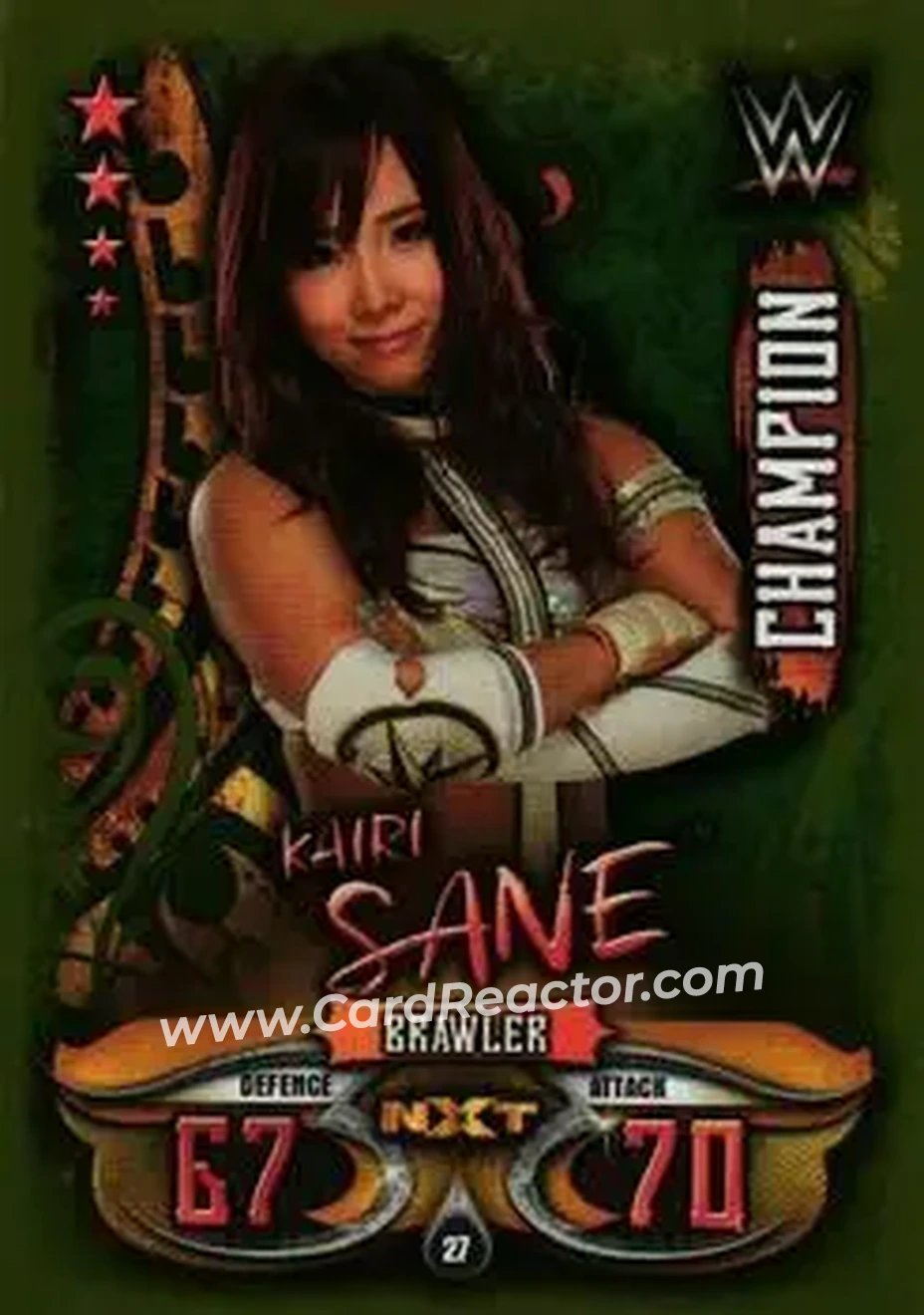2018 Topps India Slam Attax WWE Live #27 - Kairi Sane