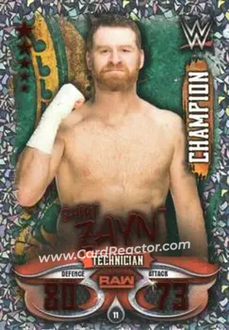 2018 Topps Slam Attax WWE Live #11 - Sami Zayn