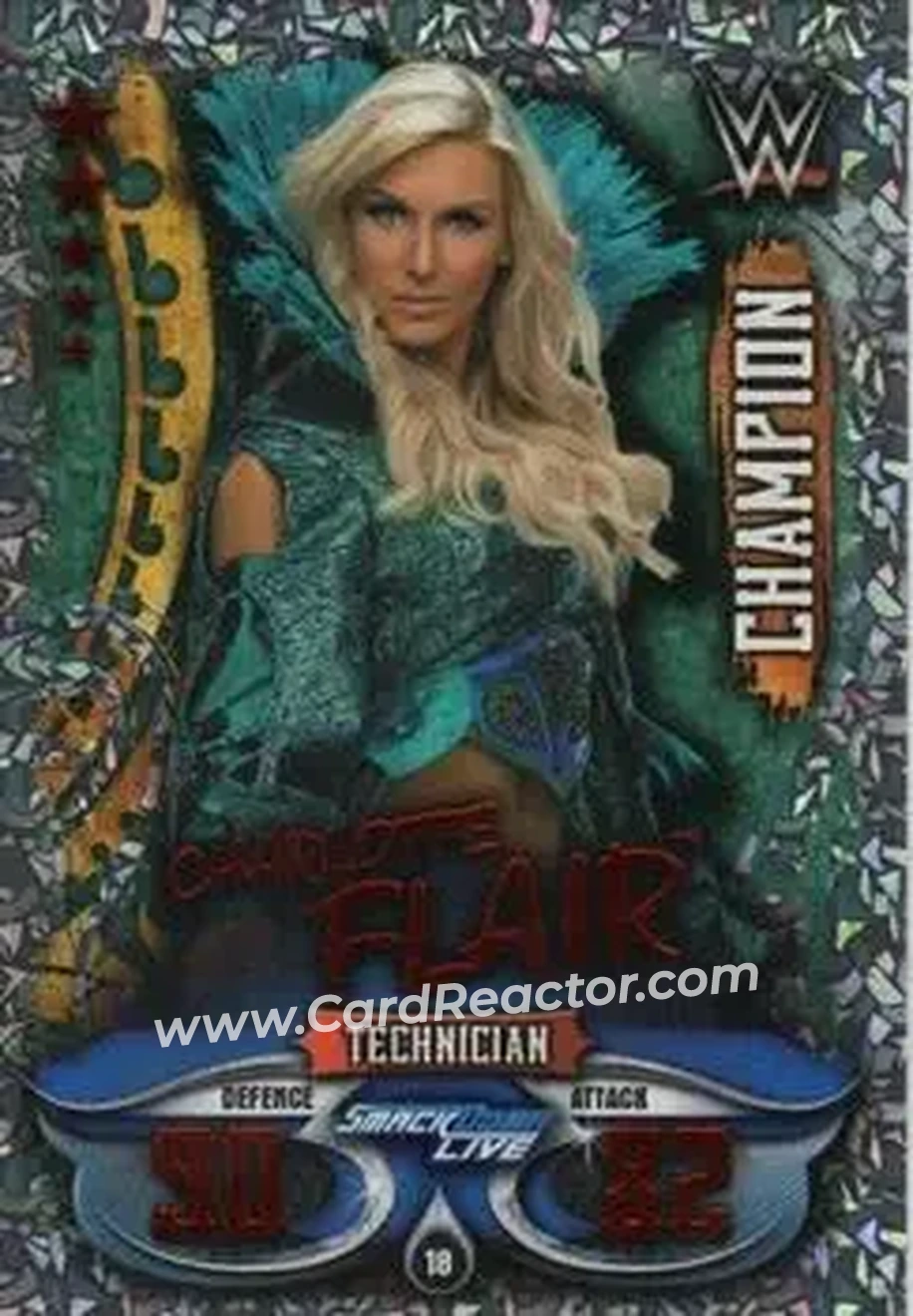 2018 Topps Slam Attax WWE Live #18 - Charlotte Flair
