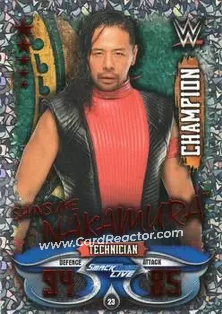 2018 Topps Slam Attax WWE Live #23 - Shinsuke Nakamura
