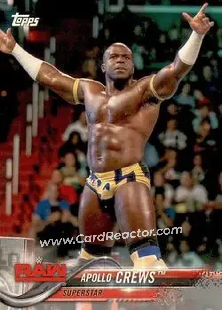 2018 Topps WWE #8 - Apollo Crews