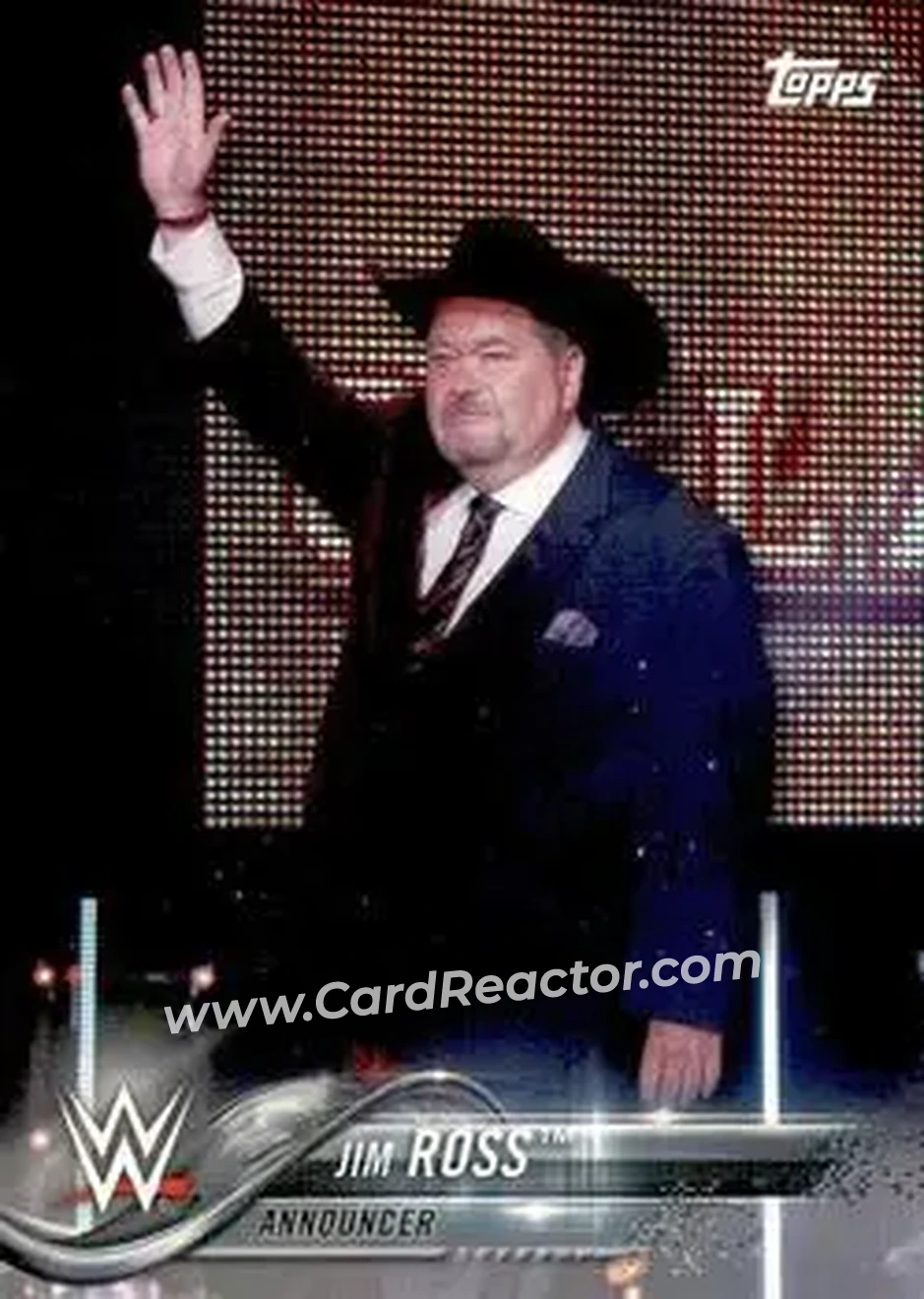 2018 Topps WWE #40 - Jim Ross