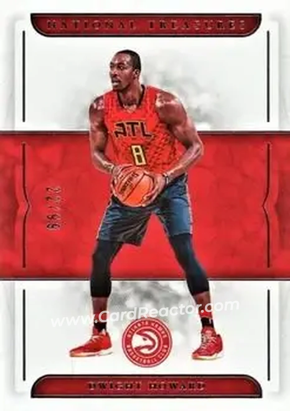 2016-17 Panini National Treasures #2 - Dwight Howard - Atlanta Hawks