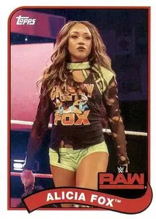 2018 Topps WWE Heritage #4 - Alicia Fox