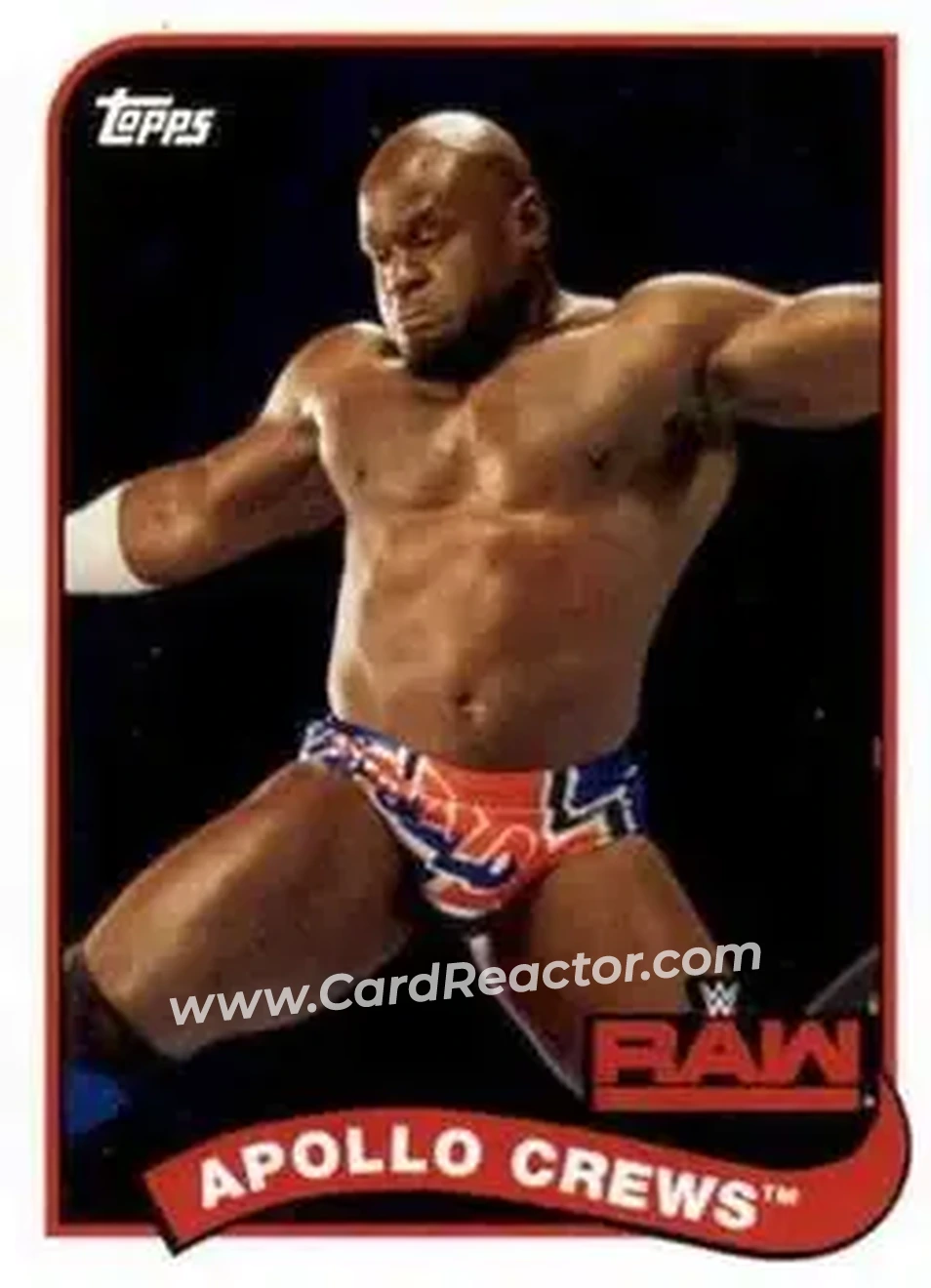 2018 Topps WWE Heritage #5 - Apollo Crews