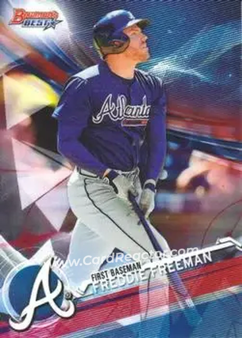 2017 Bowman's Best #5 - Freddie Freeman - Atlanta Braves