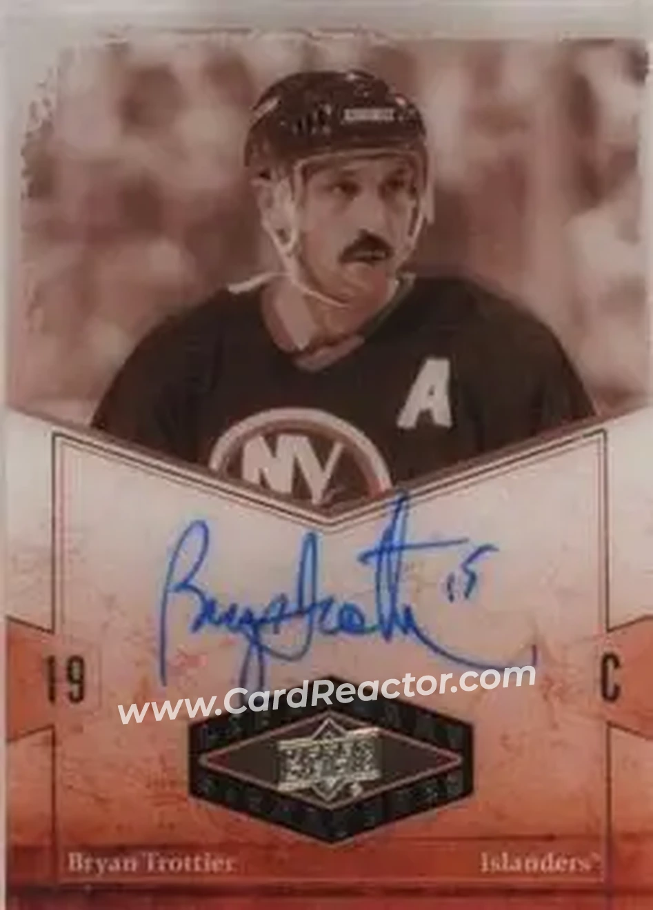 2024-25 Upper Deck Clear Cut - 2004-05 UD Legendary Signatures #LSA-BT - Bryan Trottier - New York Islanders - Front