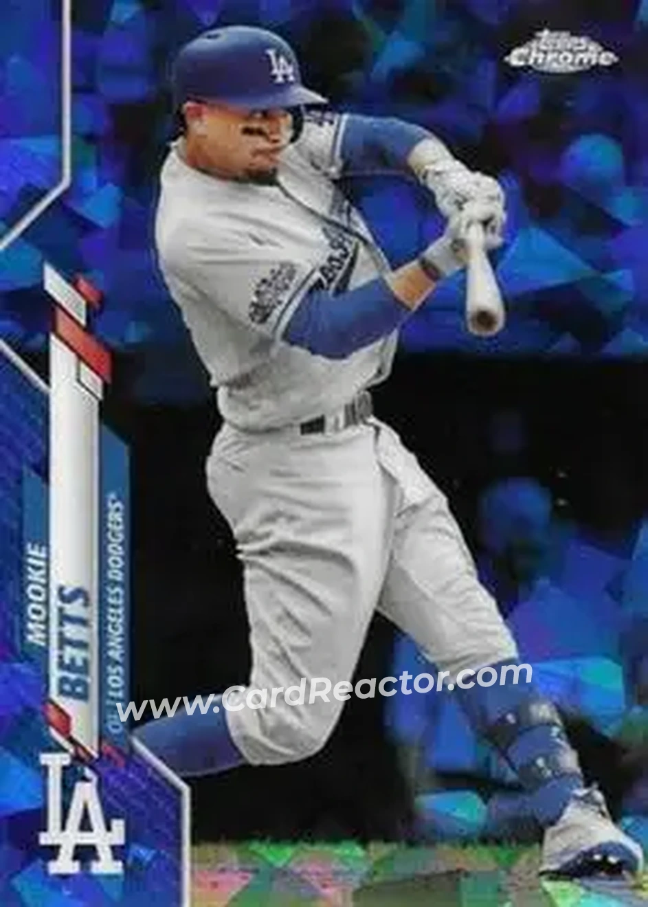 2020 Topps Chrome Sapphire Edition #420 - Mookie Betts - Los Angeles Dodgers