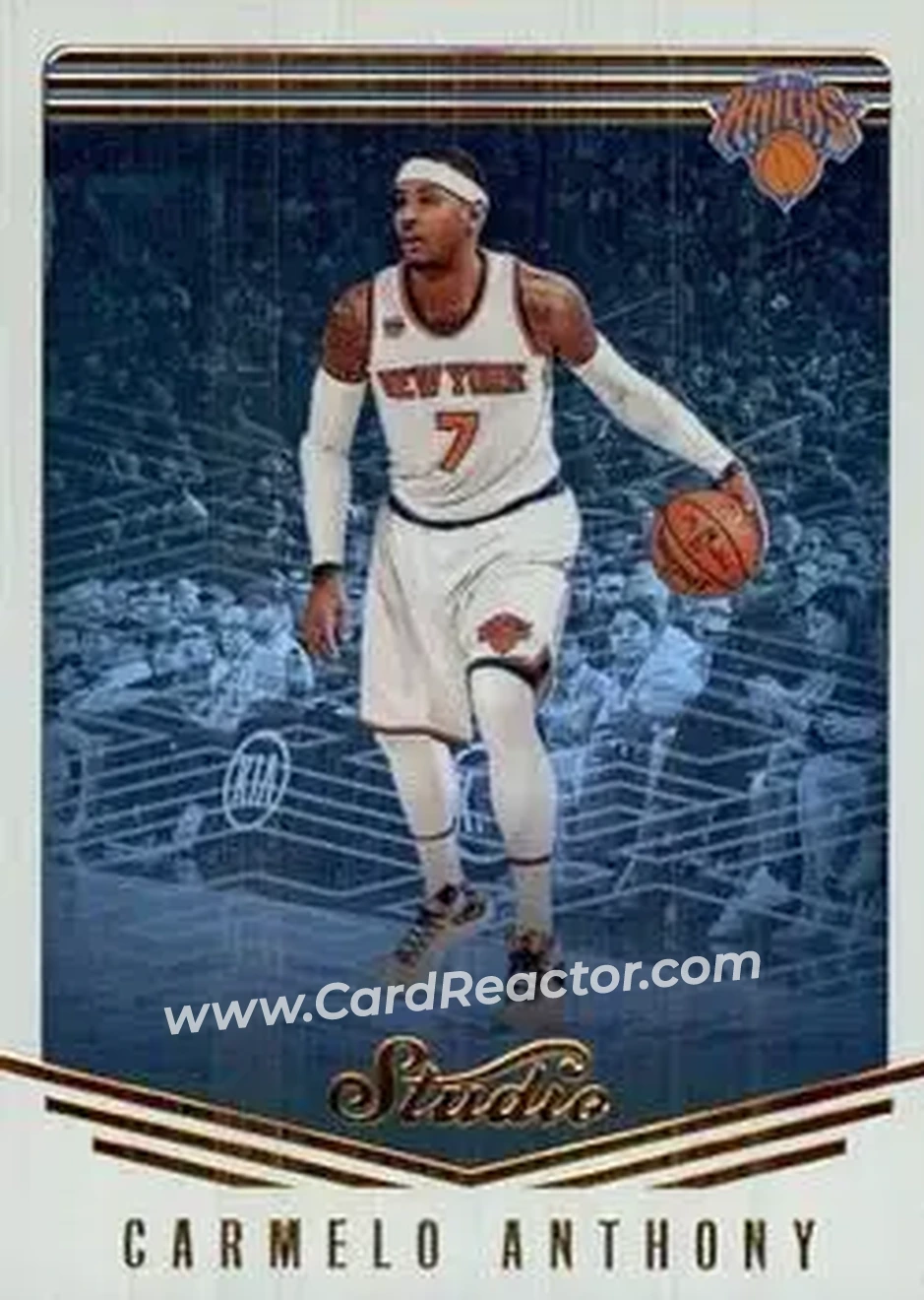 2016-17 Panini Studio #10 - Carmelo Anthony - New York Knicks