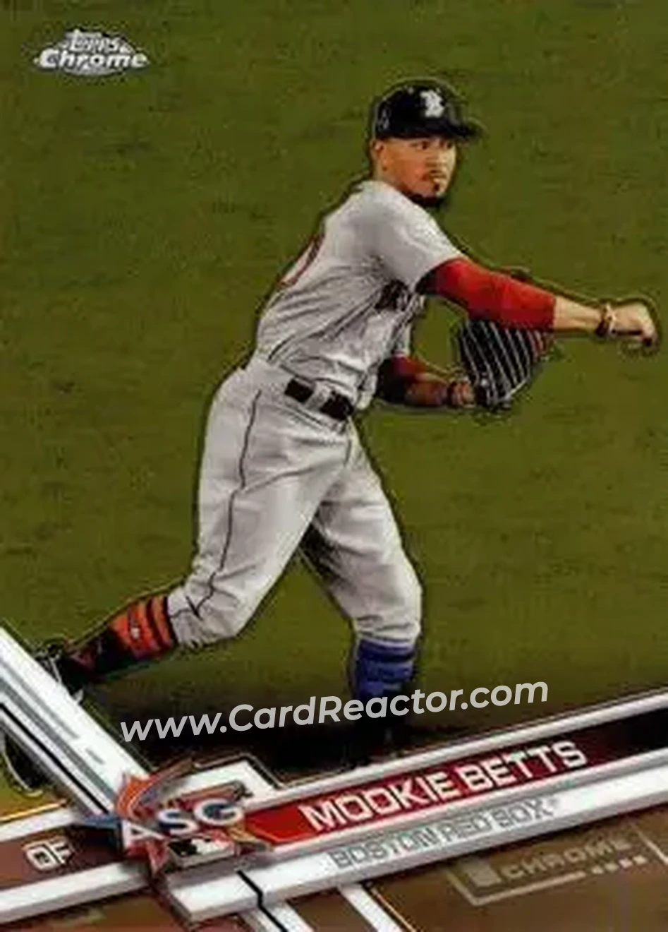 2017 Topps Chrome Update #HMT26 - Mookie Betts - Boston Red Sox