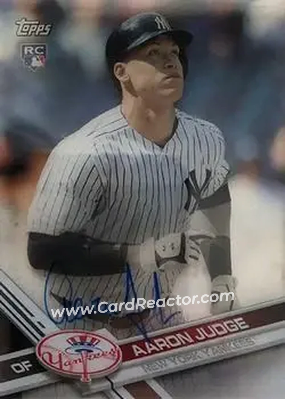 2017 Topps Clearly Authentic #CAAU-AJ - Aaron Judge - New York Yankees