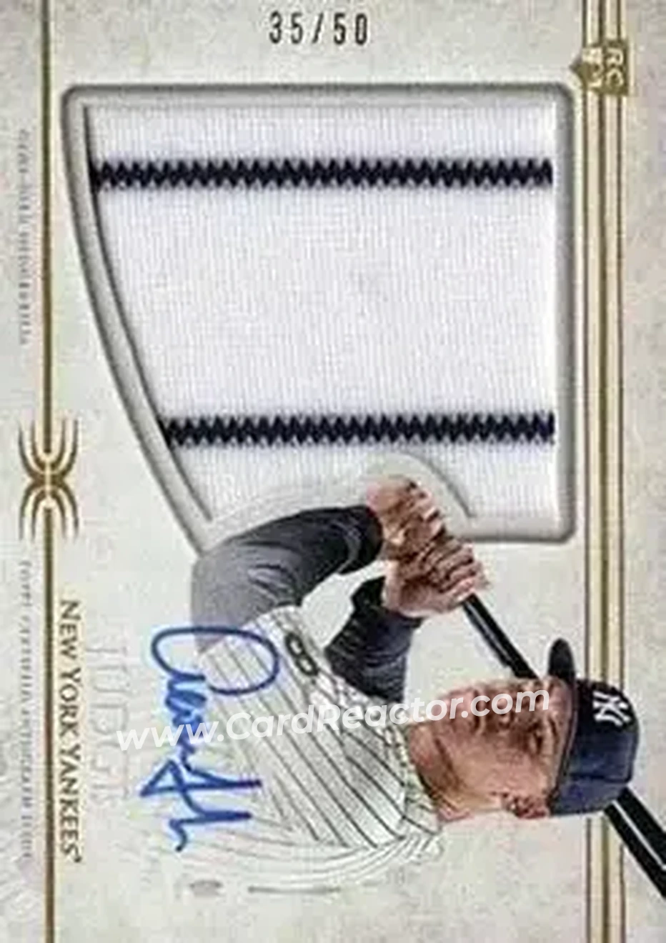 2017 Topps Definitive Collection #ARC-AJU - Aaron Judge - New York Yankees
