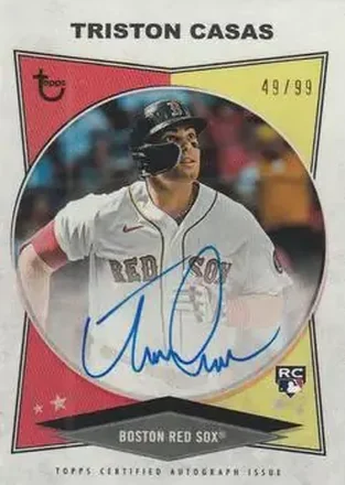 2023 Topps Brooklyn Collection - Autographs #AC-TC - Triston Casas - Boston Red Sox