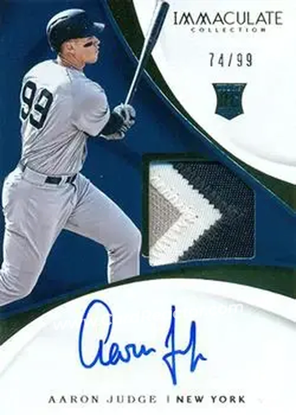 2017 Panini Immaculate Collection #113 - Aaron Judge - New York Yankees