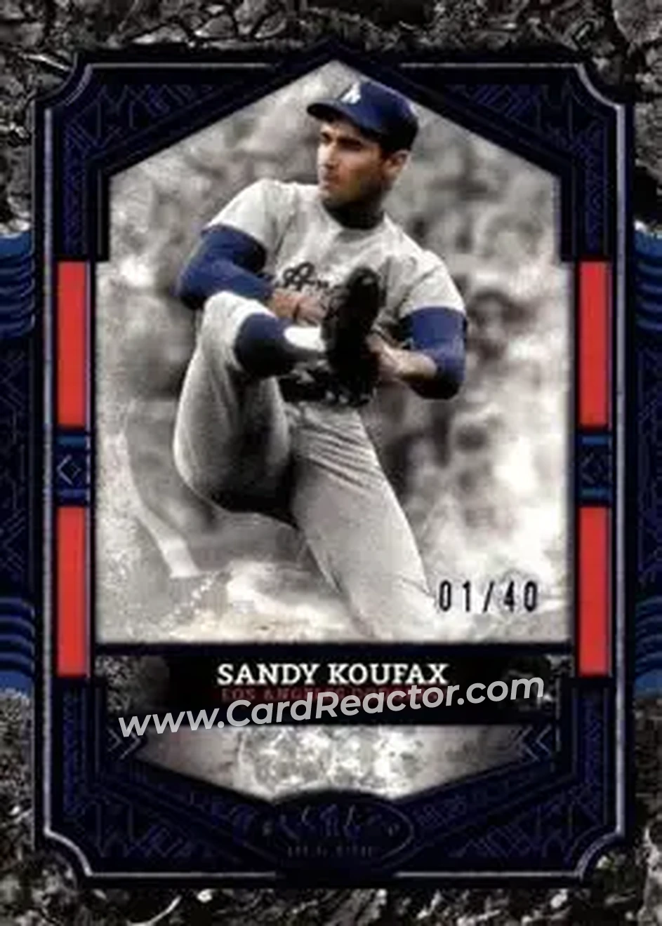 2025 Topps Tier One - Blue Foil #2 - Sandy" Koufax - Los Angeles Dodgers