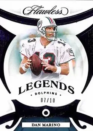 2020 Panini Flawless - Sapphire #90 - Dan Marino - Miami Dolphins