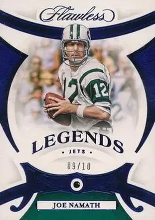 2020 Panini Flawless - Sapphire #93 - Joe Namath - New York Jets