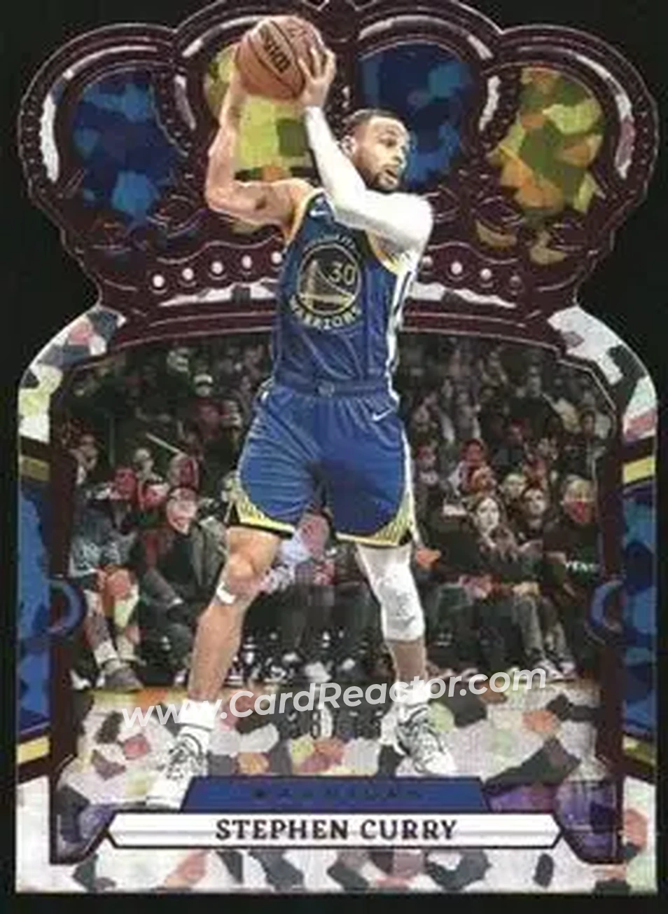 2023-24 Panini Crown Royale - Crystal Pink #33 - Stephen Curry - Golden State Warriors