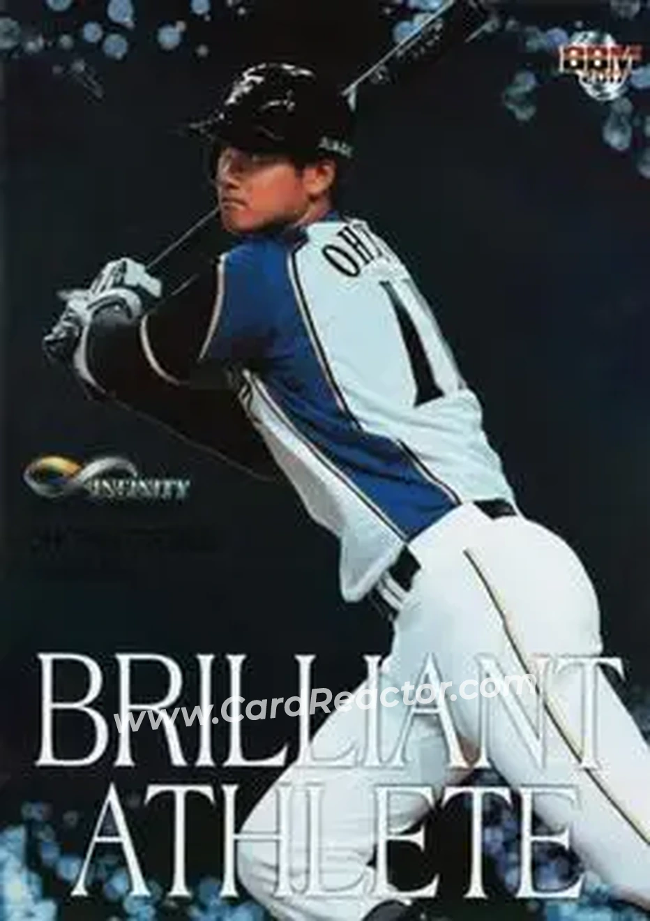 2017 BBM Infinity - Brilliant Athlete #BA03 - Shohei Ohtani - Hokkaido Nippon-Ham Fighters