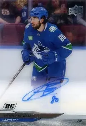 2024-25 Upper Deck Clear Cut #CC-AB - Arshdeep Bains - Vancouver Canucks