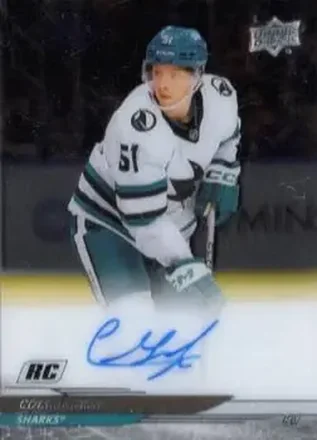 2024-25 Upper Deck Clear Cut #CC-GR - Collin Graf - San Jose Sharks
