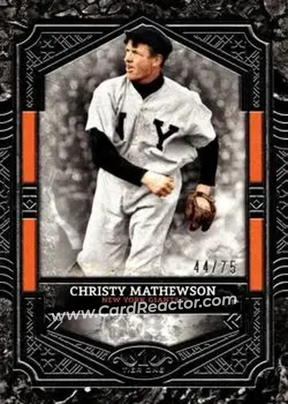 2025 Topps Tier One - Silver Foil #9 - Christy Mathewson - New York Giants - Front