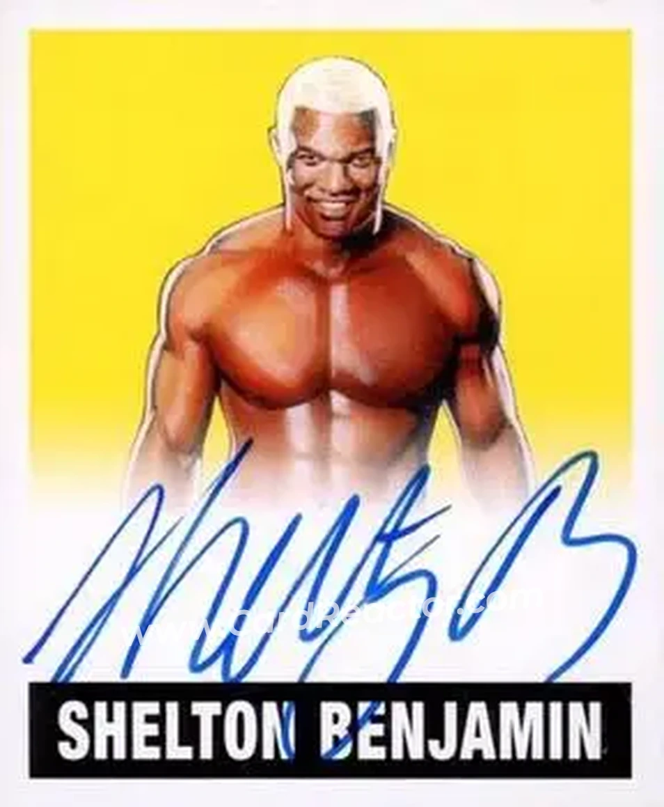 2017 Leaf Originals - Yellow #SB1 - Shelton Benjamin