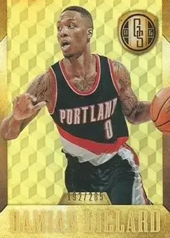2014-15 Panini Gold Standard #5b - Damian Lillard - Portland Trail Blazers