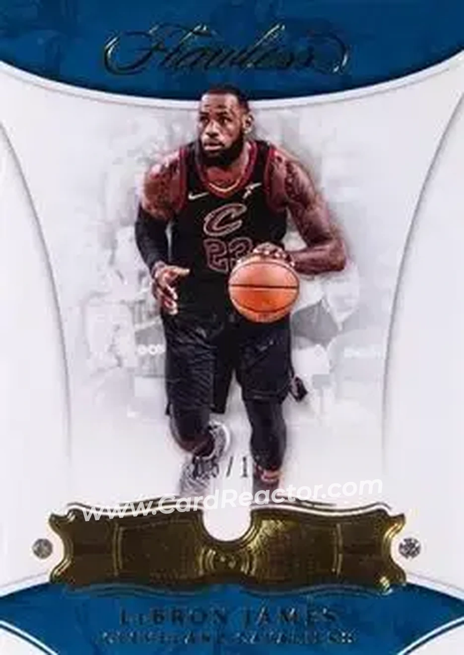 2017-18 Panini Flawless - Double #25 - LeBron James - Cleveland Cavaliers - Front