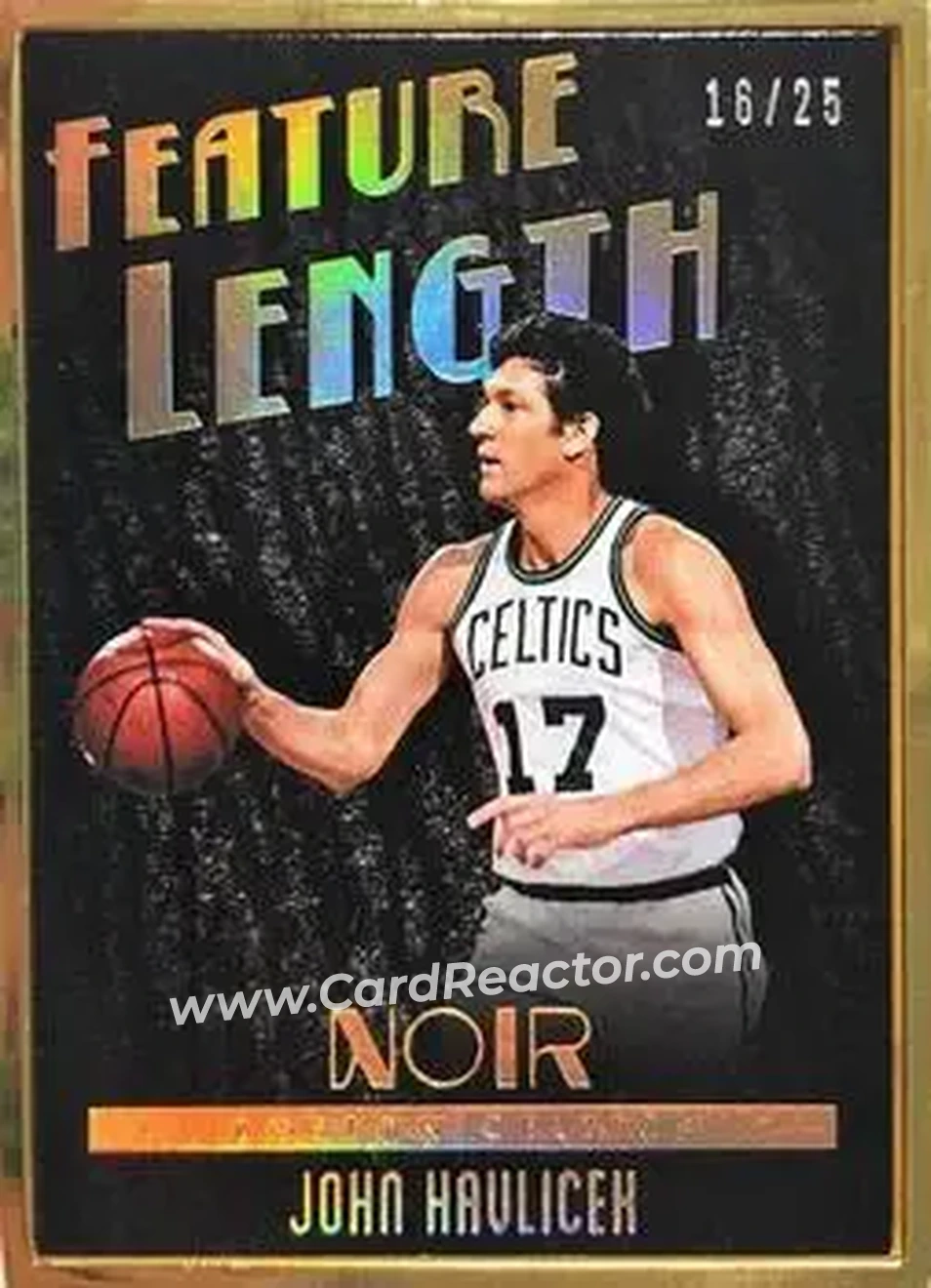 2017-18 Panini Noir #262 - John Havlicek - Boston Celtics