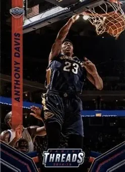 2014-15 Panini Threads #10 - Anthony Davis - New Orleans Pelicans