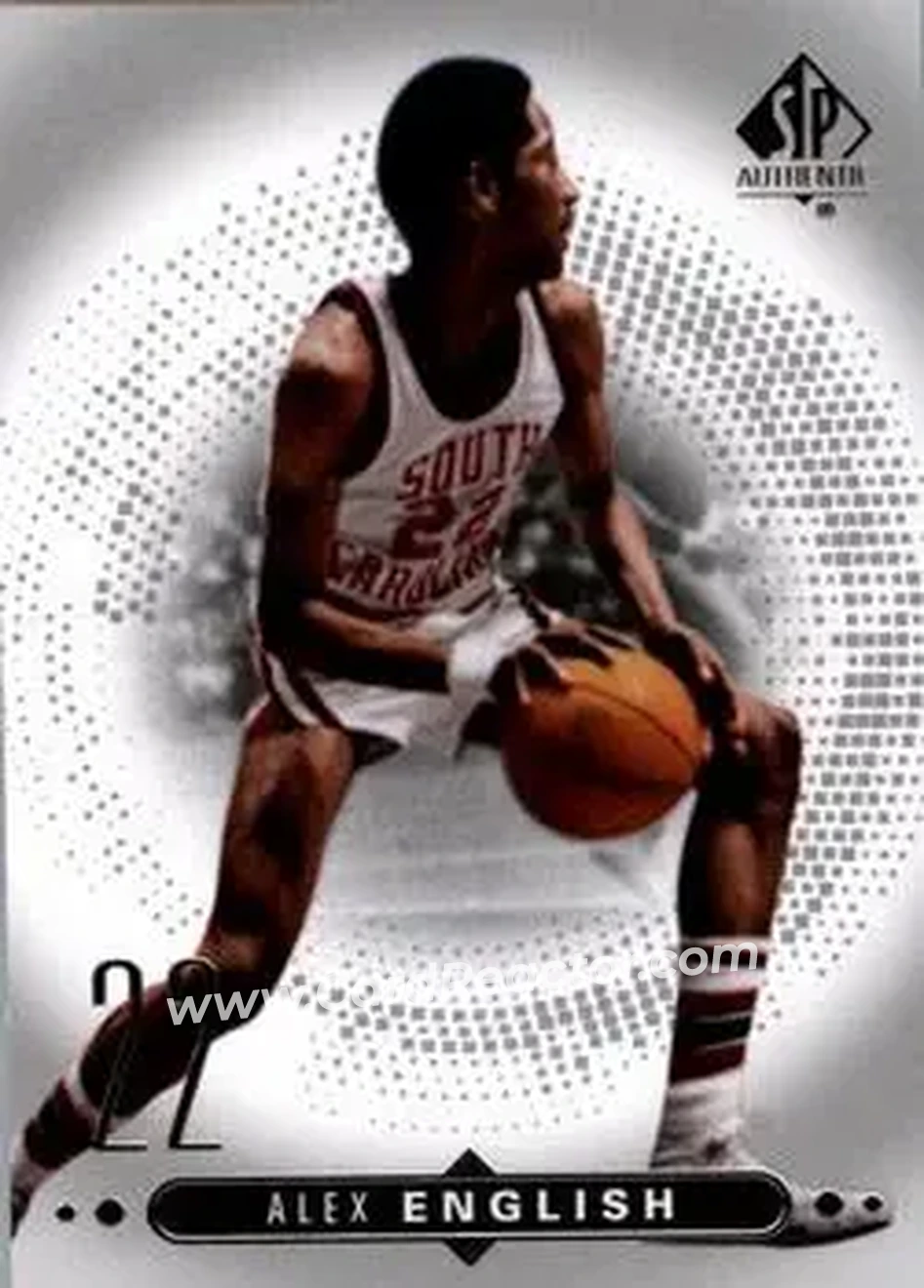 2014-15 SP Authentic #1 - Alex English - South Carolina Gamecocks