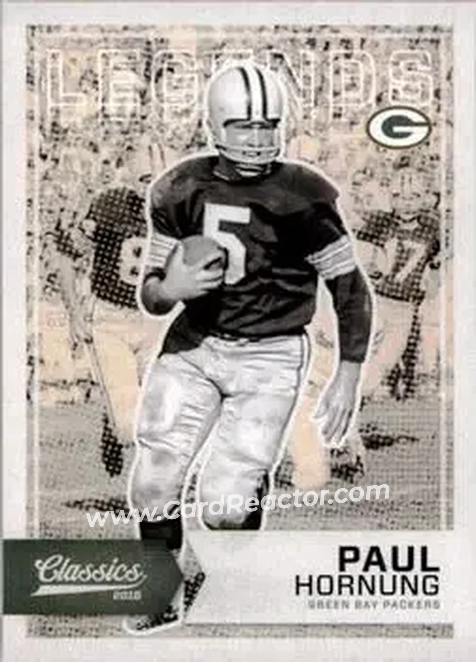 2016 Panini Classics #131 - Paul Hornung - Green Bay Packers