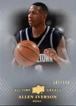 2013 Upper Deck All-Time Greats #1 - Allen Iverson - Georgetown Hoyas