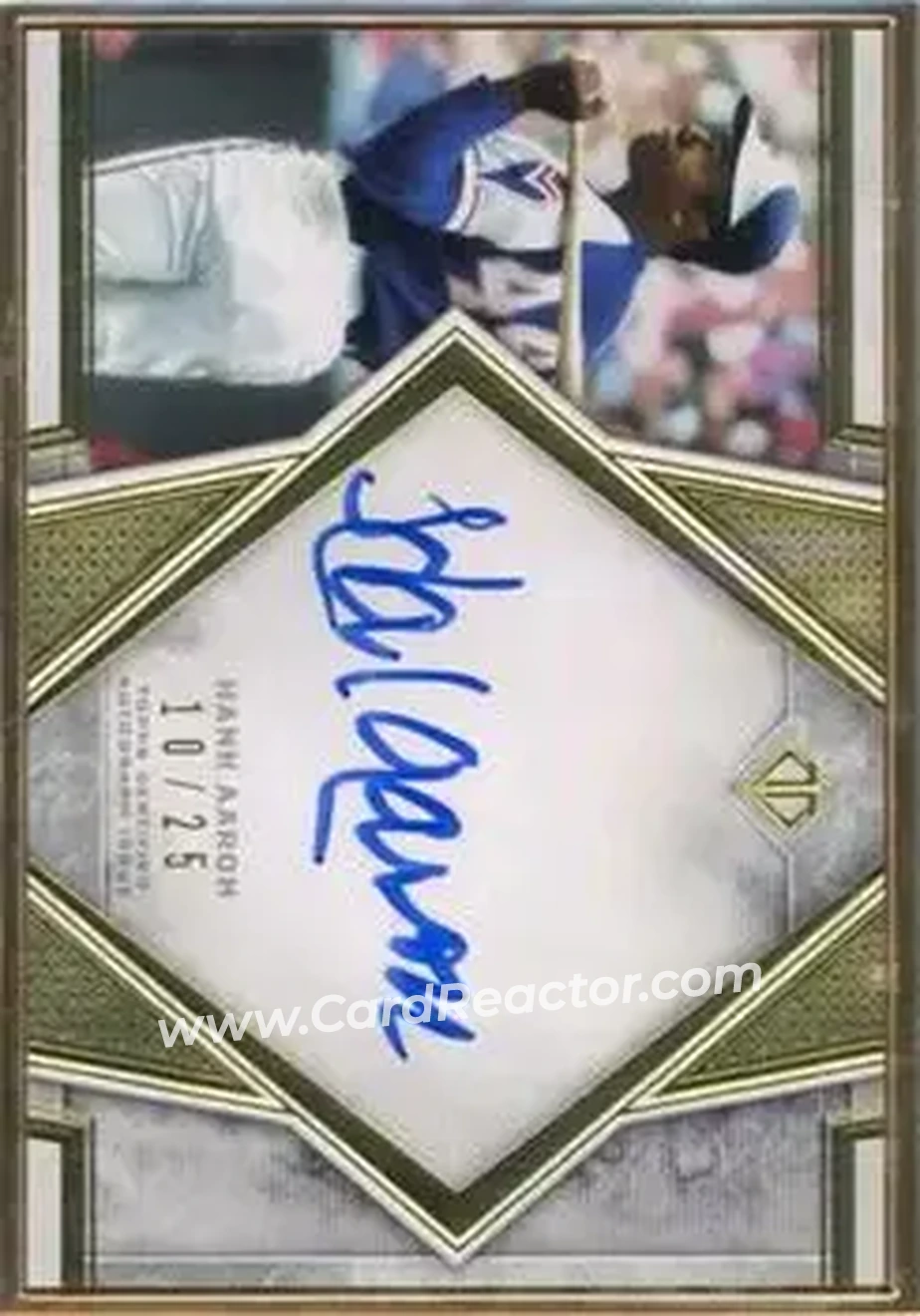 2019 Topps Transcendent Collection - Transcendent Image Variation Autographs #TCVA-HA - Hank Aaron - Atlanta Braves