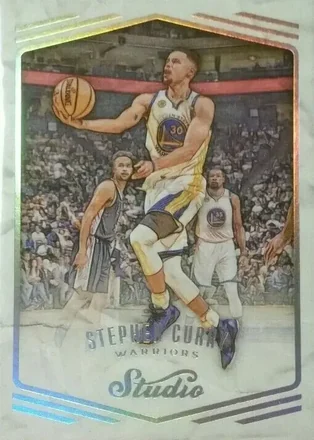 2016-17 Panini Studio #201 - Stephen Curry - Golden State Warriors