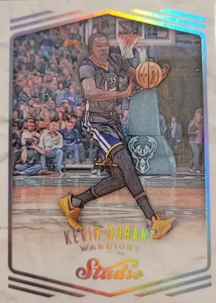 2016-17 Panini Studio #205 - Kevin Durant - Golden State Warriors