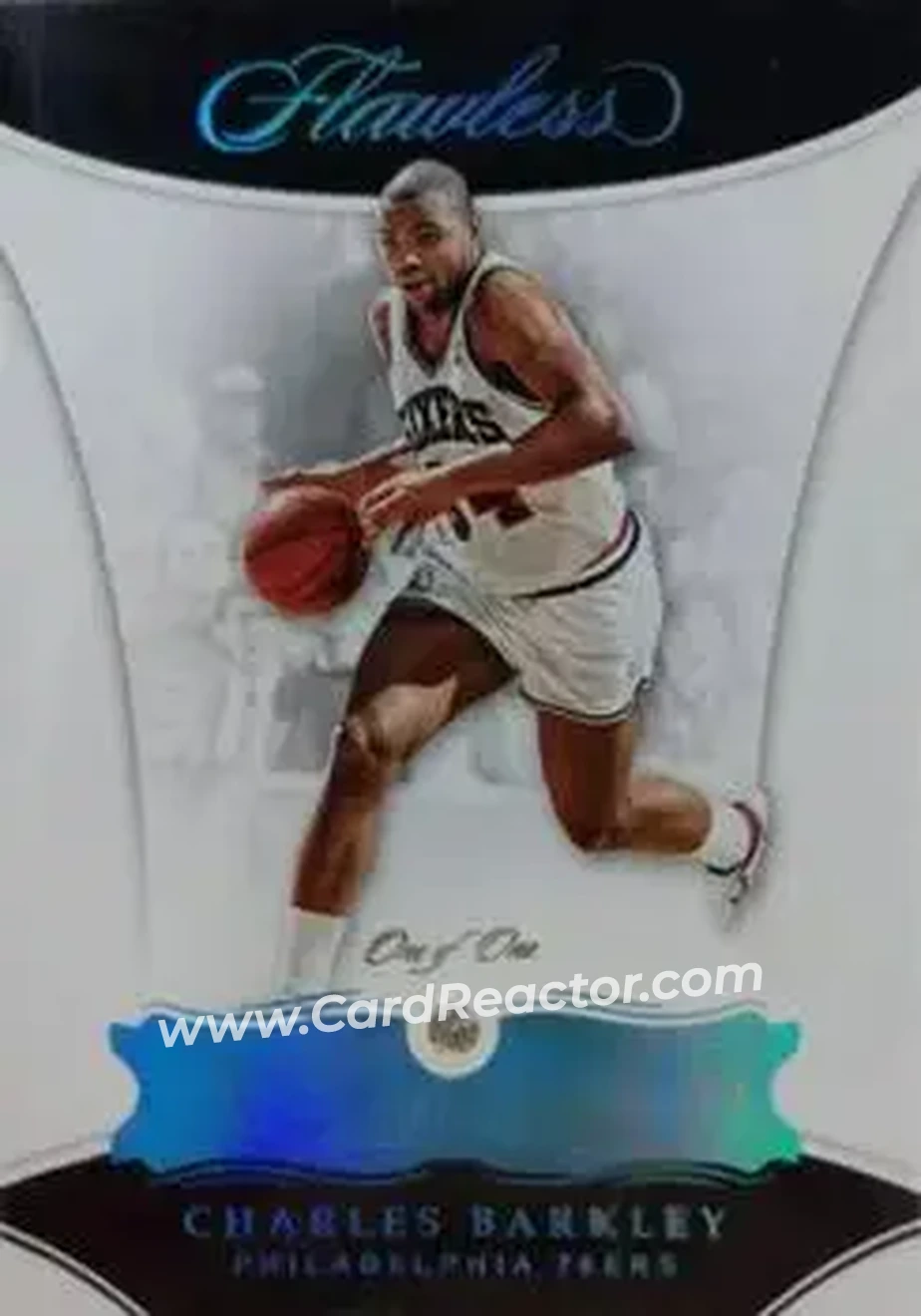 2017-18 Panini Flawless - Platinum #92 - Charles Barkley - Philadelphia 76ers