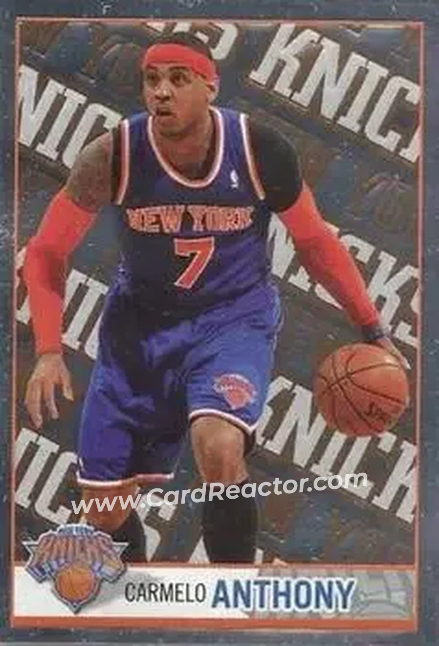 2013-14 Panini NBA Sticker Collection #27 - Carmelo Anthony - New York Knicks
