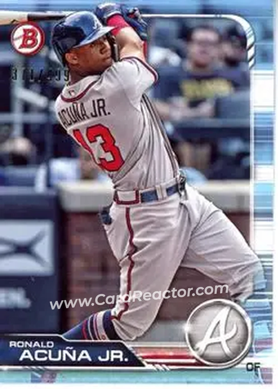 2019 Bowman - Sky Blue #78 - Ronald Acuña Jr. - Atlanta Braves - Front