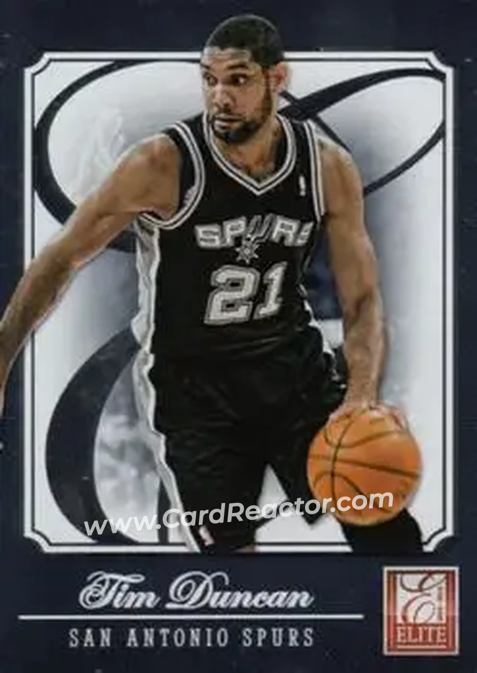 2012-13 Panini Elite #12 - Tim Duncan - San Antonio Spurs