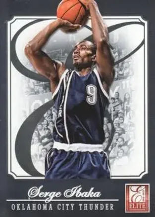 2012-13 Panini Elite #62 - Serge Ibaka - Oklahoma City Thunder