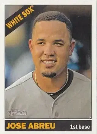 2015 Topps Heritage #25b - Jose Abreu - Chicago White Sox