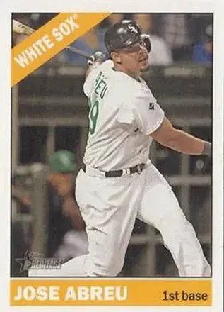 2015 Topps Heritage #25c - Jose Abreu - Chicago White Sox